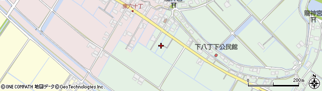 福岡県柳川市有明町1728周辺の地図