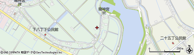 福岡県柳川市有明町1553周辺の地図