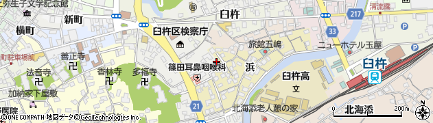 大分県臼杵市本丁周辺の地図