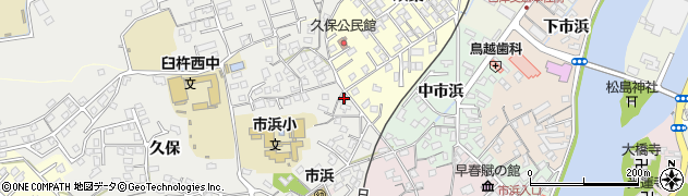 大分県臼杵市久保53周辺の地図