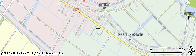 福岡県柳川市有明町1732周辺の地図