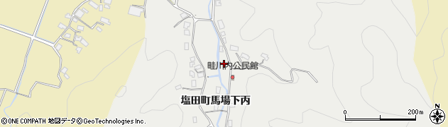 佐賀県嬉野市塩田町大字馬場下（丙）周辺の地図