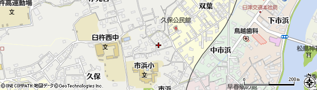 大分県臼杵市久保75周辺の地図