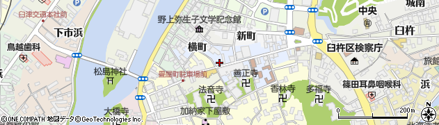 ふじわら京染店周辺の地図