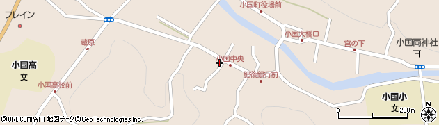 熊本県阿蘇郡小国町宮原1730周辺の地図