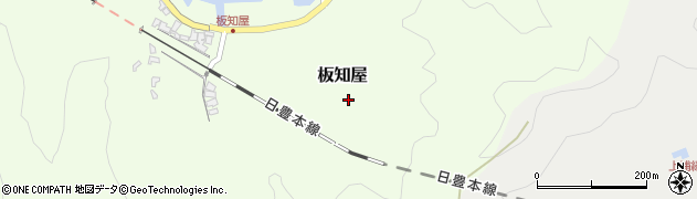 大分県臼杵市板知屋830周辺の地図