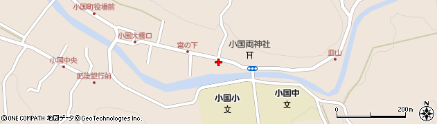 熊本県阿蘇郡小国町宮原1677周辺の地図