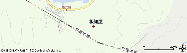 大分県臼杵市板知屋831周辺の地図