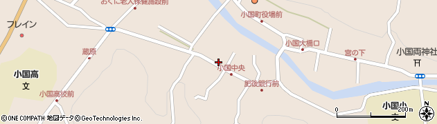 熊本県阿蘇郡小国町宮原1730-6周辺の地図