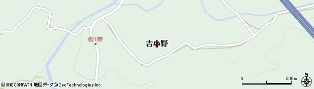 大分県臼杵市吉小野周辺の地図