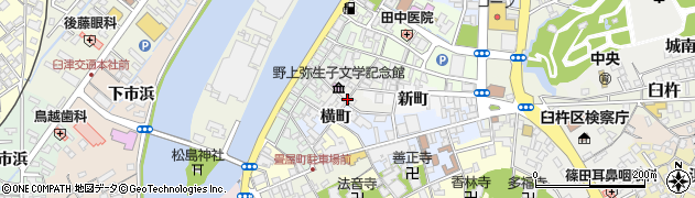 大分県臼杵市浜町周辺の地図