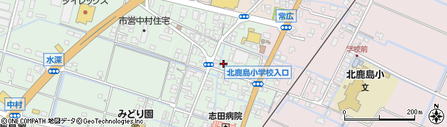 佐賀県鹿島市乙丸周辺の地図
