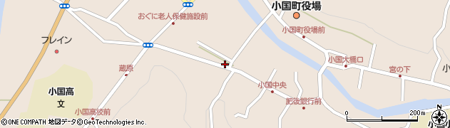 熊本県阿蘇郡小国町宮原2034周辺の地図