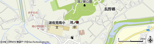 乙長野公民館周辺の地図
