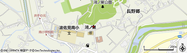 乙長野郷公民館周辺の地図