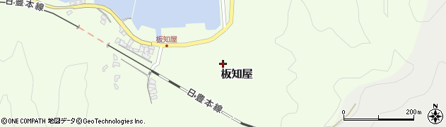 大分県臼杵市板知屋861周辺の地図