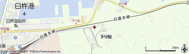 大分県臼杵市板知屋32周辺の地図