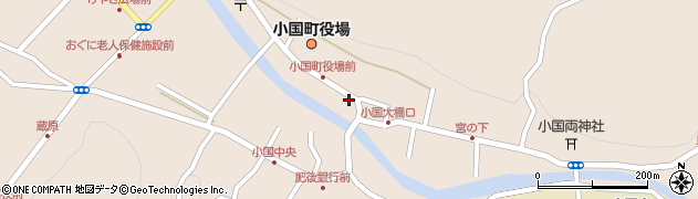 熊本県阿蘇郡小国町宮原1719周辺の地図