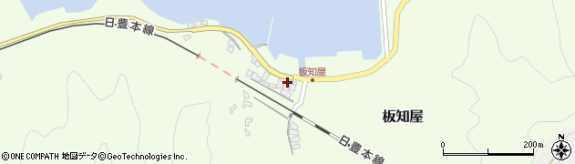 大分県臼杵市板知屋556周辺の地図