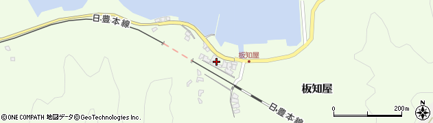 大分県臼杵市板知屋549周辺の地図