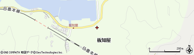 大分県臼杵市板知屋882周辺の地図