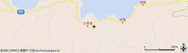 大分県臼杵市久保浦1696周辺の地図