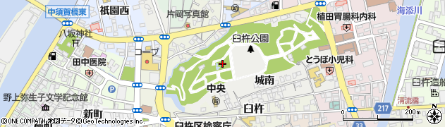 護国神社周辺の地図