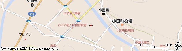 熊本県阿蘇郡小国町宮原1743周辺の地図