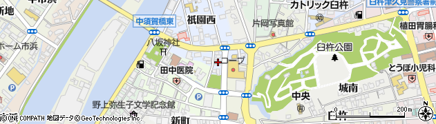 豊和銀行臼杵支店周辺の地図
