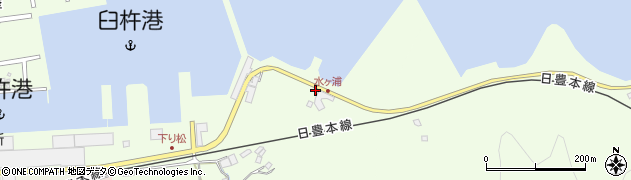 大分県臼杵市板知屋34周辺の地図