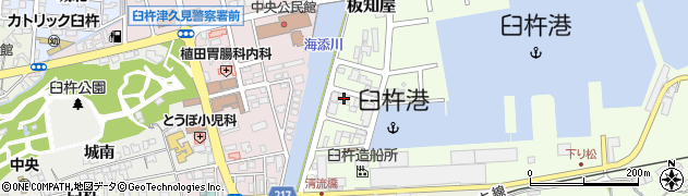 大分県臼杵市板知屋1257周辺の地図