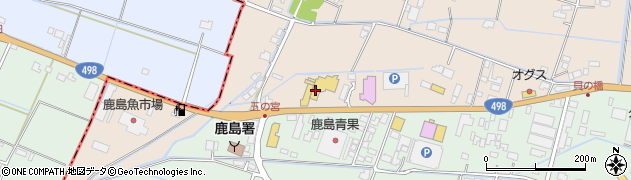 トヨタカローラ佐賀株式会社　イルカ店鹿島周辺の地図