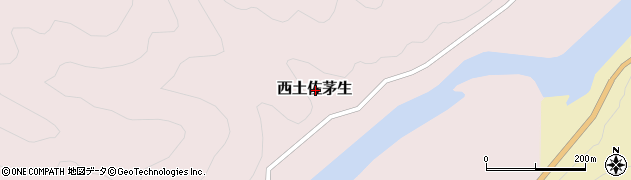 高知県四万十市西土佐茅生周辺の地図