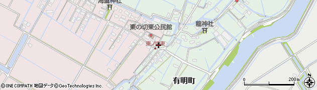 福岡県柳川市有明町2534周辺の地図