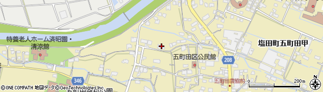 佐賀県嬉野市塩田町大字五町田甲3232周辺の地図