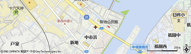ほっともっと臼杵店周辺の地図