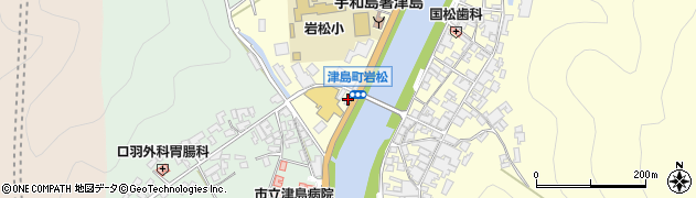 宇和島自動車株式会社　岩松出張所周辺の地図
