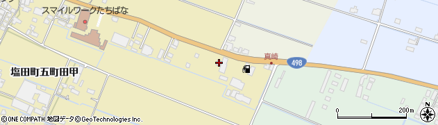 三本松自動車整備工場周辺の地図