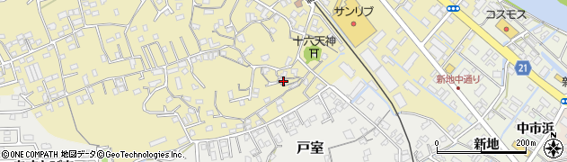大分県臼杵市江無田599周辺の地図