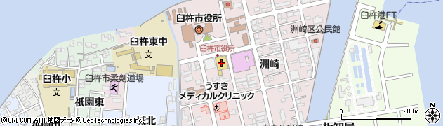 亀城鶴周辺の地図