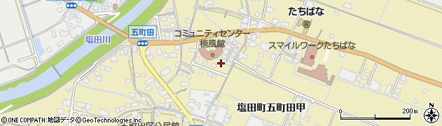 佐賀県嬉野市塩田町大字五町田甲周辺の地図
