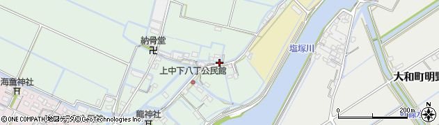 福岡県柳川市有明町867周辺の地図