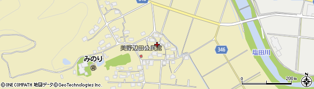 佐賀県嬉野市塩田町大字五町田乙1390周辺の地図