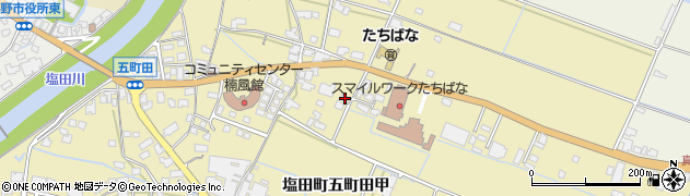 佐賀県嬉野市塩田町大字五町田甲2218周辺の地図