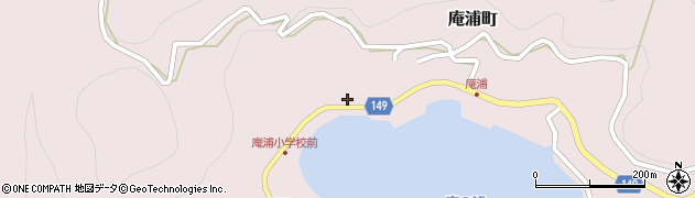 庵ノ浦公園周辺の地図