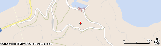 大分県臼杵市泊ケ内周辺の地図