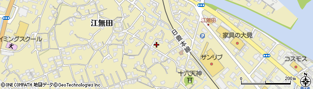 大分県臼杵市江無田434周辺の地図