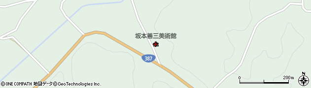 坂本善三美術館周辺の地図