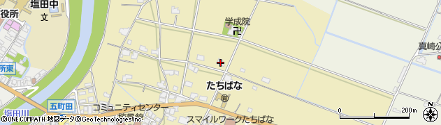 佐賀県嬉野市塩田町大字五町田甲1320周辺の地図