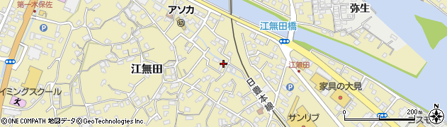 大分県臼杵市江無田329周辺の地図